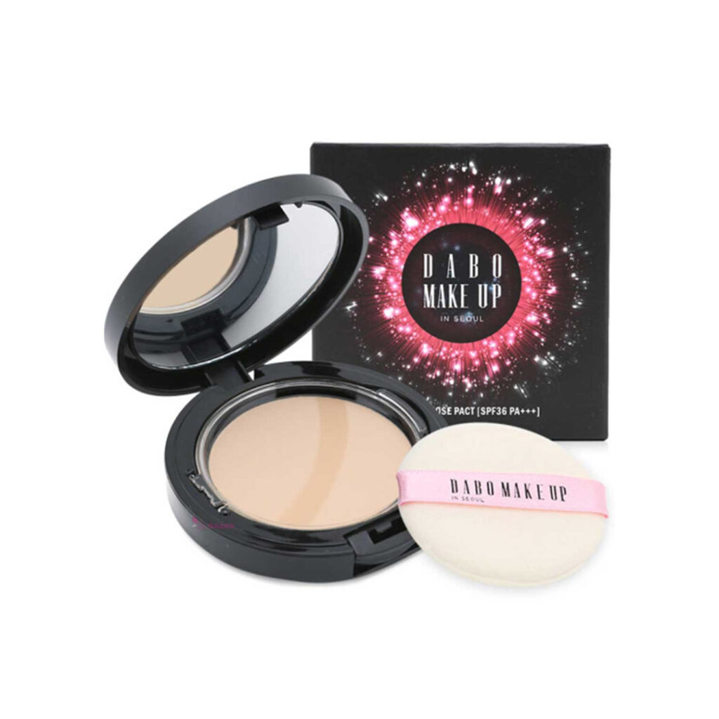 Dabo Make Up No Sebum Rose Pact SPF36 PA+++ 21 Light